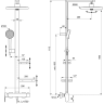 Душевая стойка IDEAL STANDARD ALU+ BD584XG