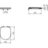 Крышка-сиденье IDEAL STANDARD Connect Space E129101