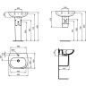 Раковина IDEAL STANDARD Tesi T351501