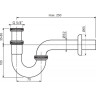 Сифон трубчатый IDEAL STANDARD A2305AA, 1¼″