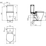 Унитаз IDEAL STANDARD Connect Aquablade E042901