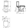 Унитаз IDEAL STANDARD Tempo T331201