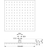 Верхний душ IDEAL STANDARD IDEALRAIN PRO L1 B9844AA