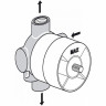 Встраиваемая часть многоходового переключателя IDEAL STANDARD A2391NU